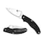 Spyderco 2024 Spyderco Uk Penknife Lightweight Black Slip Joint/Leaf Shape Plain SPY-C94PBK - alternate 1
